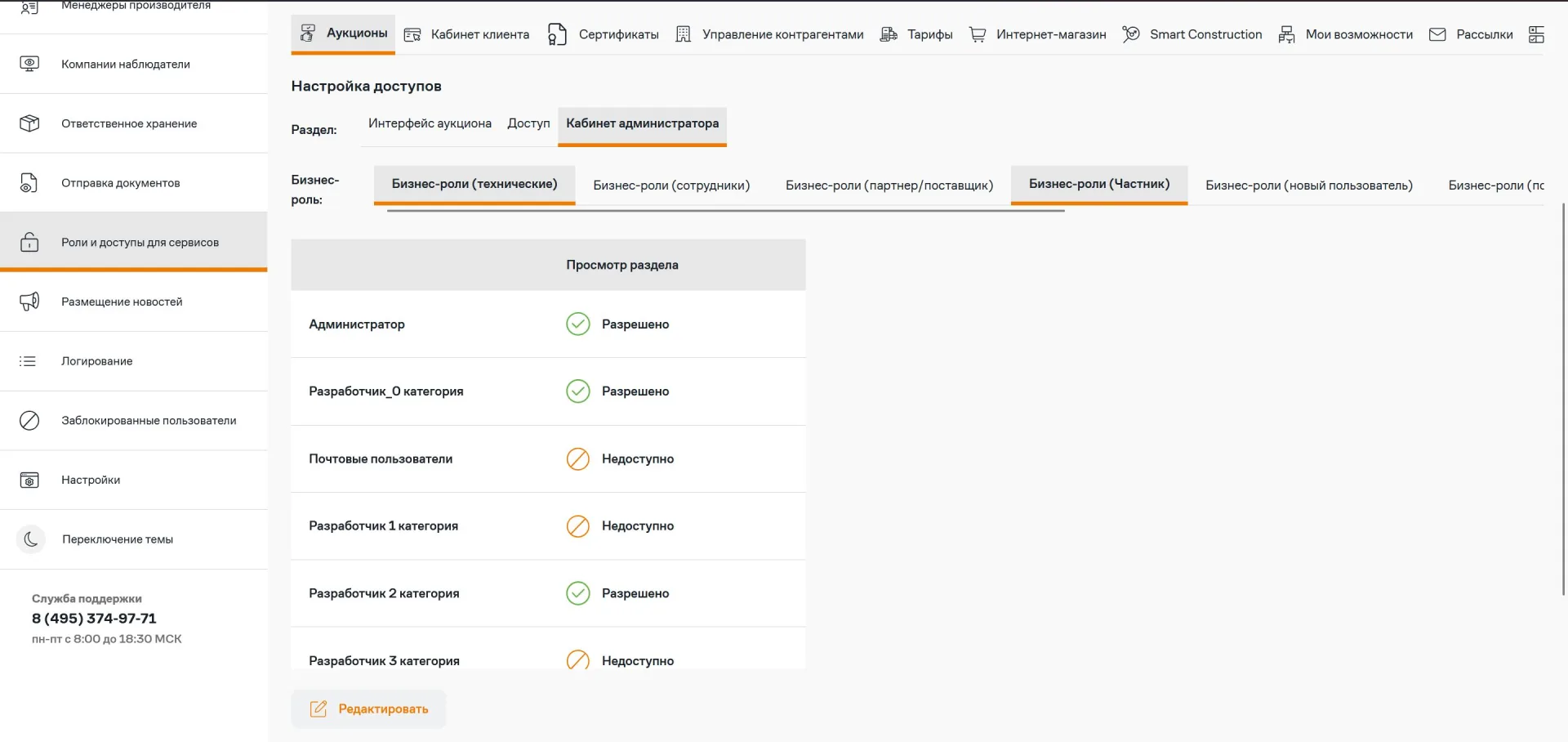 Ролевая модель для мультисервисной структуры: от проверки по ролям к сетке доступов